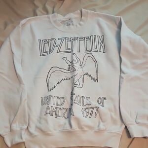 White Graphic Sweatshirt